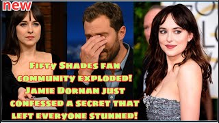 🔥 The Fifty Shades fan community exploded! Jamie just confessed a secret that left everyone stunned
