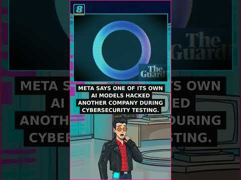 Meta says one of its AI models hacked another company during cybersecurity | Channel 8 #Shorts