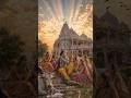 Divine Krishna Flute Melody at Prem Mandir | Cinematic AI Video ✨ #RadhaKrishna