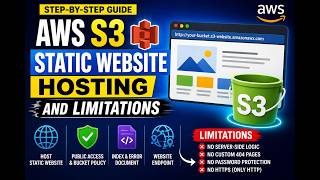 AWS Course | Part 4: AWS S3 Static Website Hosting Explained | Setup + Limitations