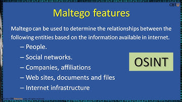 2.10 Maltego - Visual link analysis tool: part 1