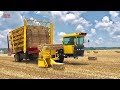 Harvesting Straw Bales New Holland H9870 Stack Cruiser