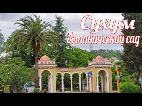 Ботанический сад В Сухуме Абхазия , полный обзор сада