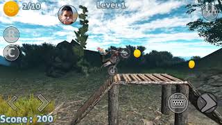 Bike Trial Xtreme Forest Mobile Walkthrough screenshot 2