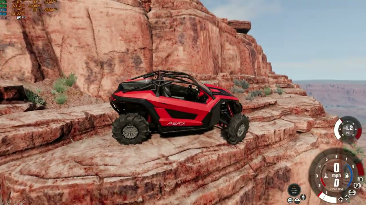 BeamNG drive Utv Test