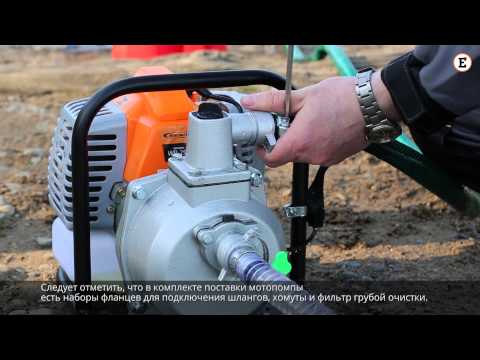 Эксплуатация мотопомпы