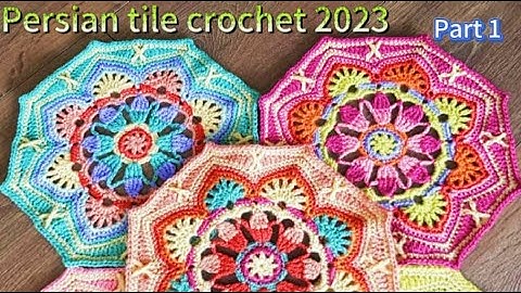 persian tile crochet tutorial /How to crochet persian tiles 2024