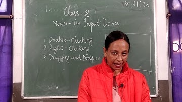 Class 2 Computer Chapter 5 - Mouse An Input Device - Part 2 - Mouse Button Action