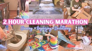 CLEAN WITH ME MARATHON 2024 \\ SPRING CLEANING MARATHON \\ 2 HOUR CLEANING MARATHON