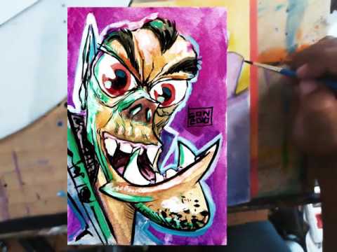 Painting Cartoon Characters Tips - Channel Promo - YouTube