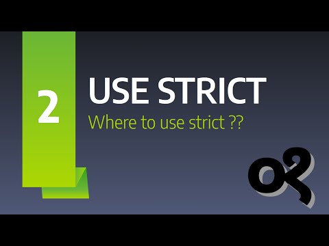 USE STRICT | 2nd JAVASCRIPT COURSE VIDEO