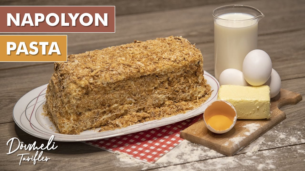 NAPOLYON PASTA 🍰 Pratik Nasıl Yapılır ? Dövmeli Tarifler YouTube