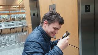 Otis Series 4 elevator at the Downtown Akron Summit County Public Library with Alex ElevatorFan
