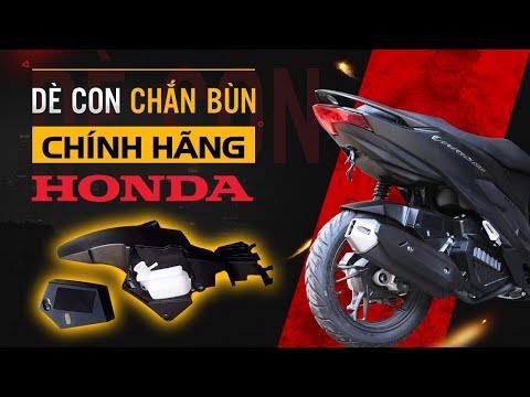 Video Dè con chắn bùn chính hãng Honda cho AB, Click, Vario... - youtube
