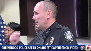 Greensboro Police speak on arrest captured on video