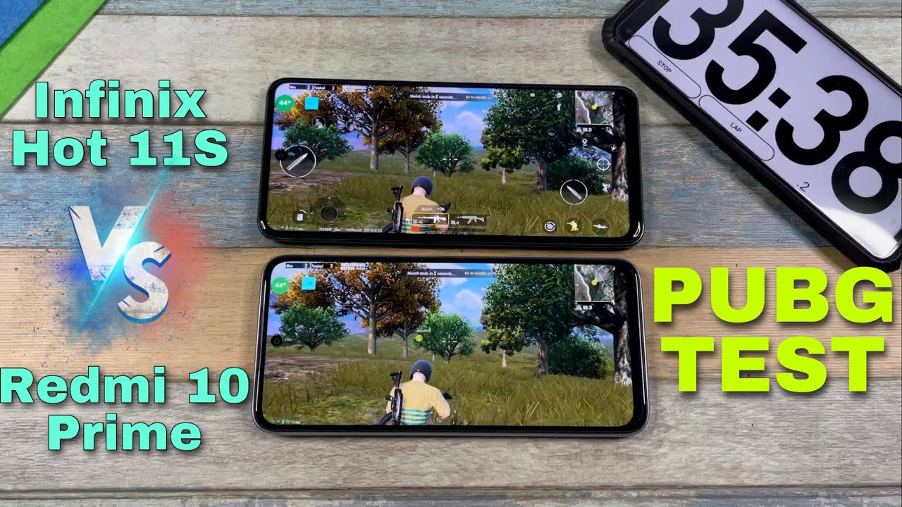 REDMI 10 Prime Vs Infinix Hot 11s | PUBG test