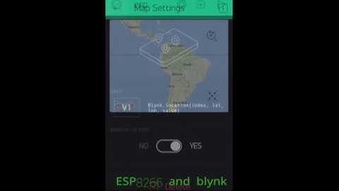 GPS location of device using Blynk and ESP8266 using Arduino