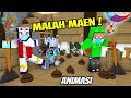 ANIMASI PUASA ? Waktu nya Bersihin Rumah Penuh Berak Sapi ! Frost Malah Main - Minecraft Animasi