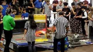 FTC Cascade Effect 2015-01-10 Qualifier: Finals Match 1, #6137 + #5822 vs #4216 + #9022.