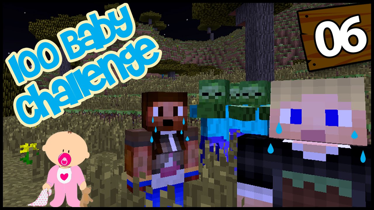 Minecraft: 100 Baby Challenge - EP 6 - DEADLY FIELD TRIP! - YouTube