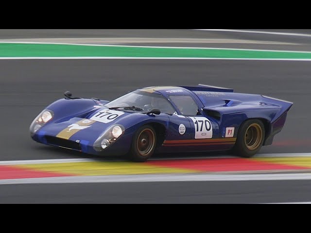 1967-69 Lola T70 Mk3(B) - LOUD V8 Chevy Monster Sound at Spa