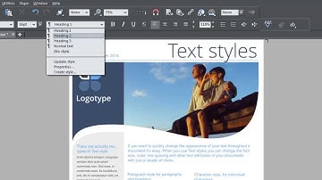 Text Styles in Xara Designer Titles