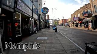 Memphis, Tennessee I Downtown Walk I Walk Down Beale Street I 4K