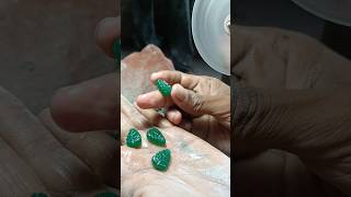green Stone leaf 🌿 design Hard work #stone #criation #work