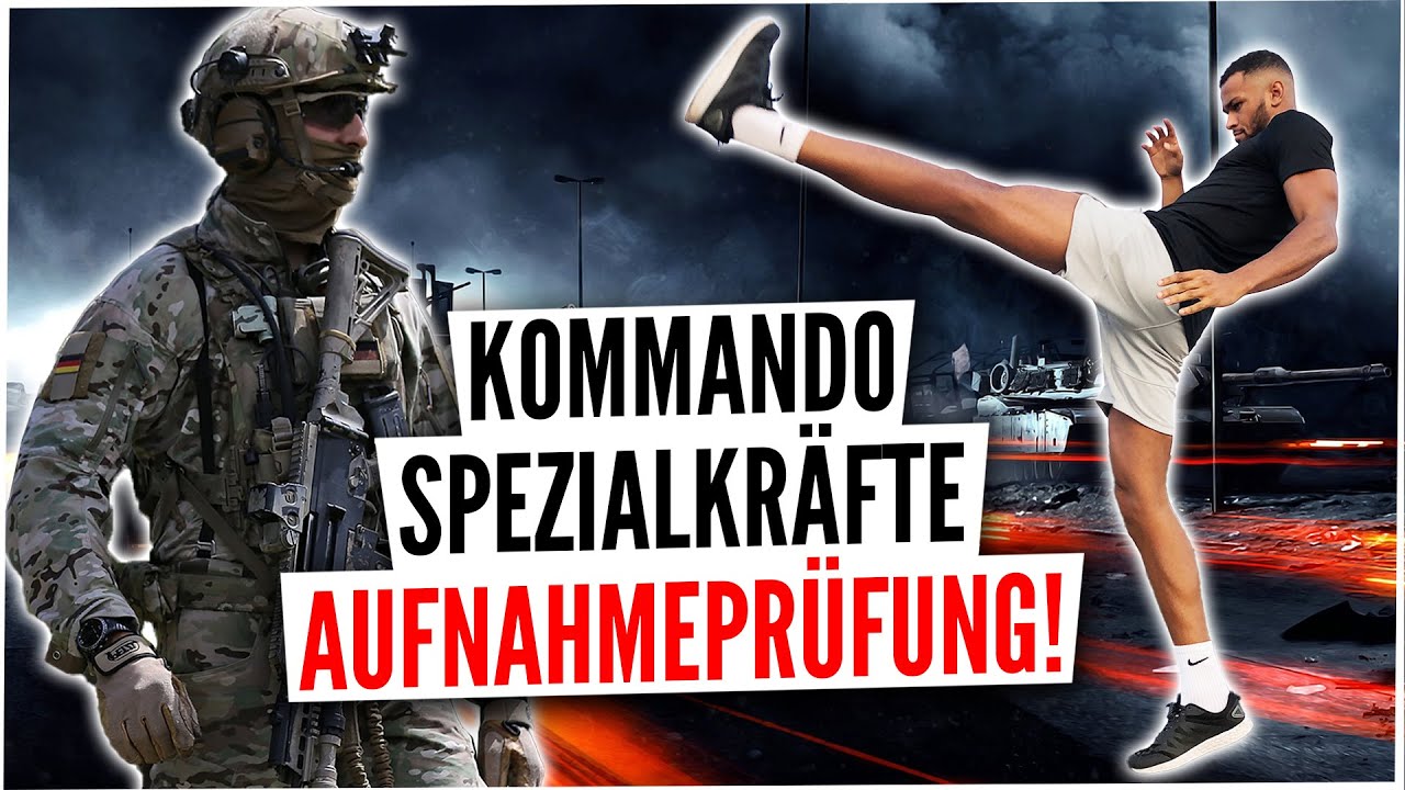 KSK Fitness Test - Kommando Spezialkräfte Aufnahmeprüfung! - Fitness Challenge
