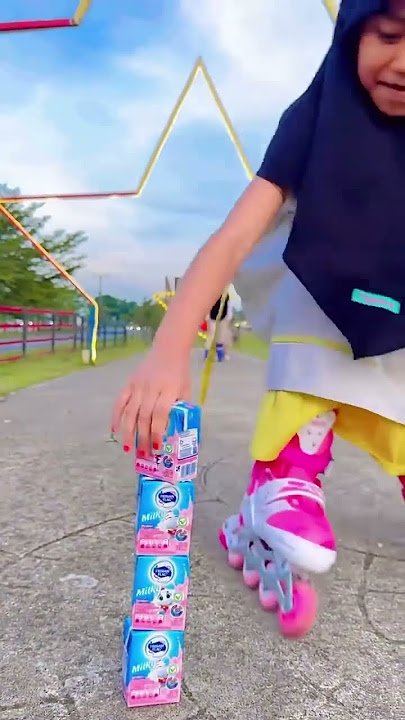 Gara-gara sebotol minuman jadi salto 😂
