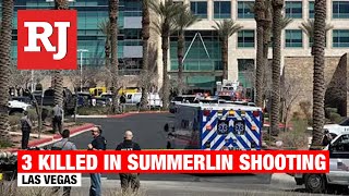 Las Vegas police update on shooting inside Summerlin law office