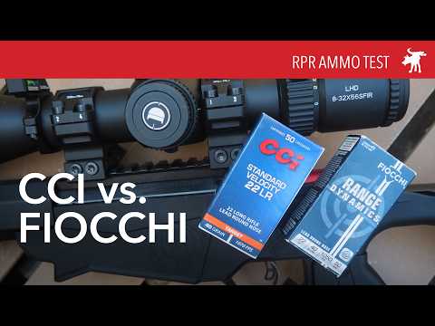 CCI vs Fiocchi – Ruger precision rimfire 100 yard test
