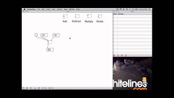 Max/Msp Tutorial (Calculator) Barnsley College