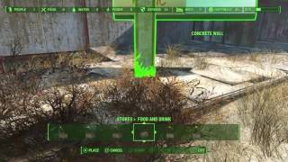 Fallout 4 clipping glitch with the new stores