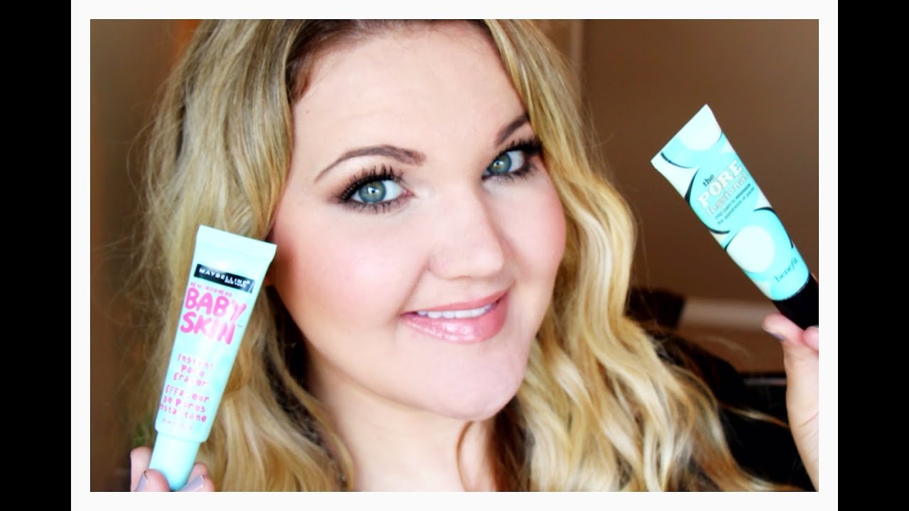 NEW MAYBELLINE BABY SKIN VS. BENEFIT POREFESSIONAL| DEMO + REVIEW
