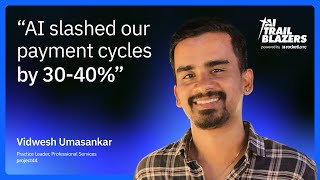 AI Trailblazers Spotlight: Vidwesh Umashaan, Professional Services Practice Leader at project44