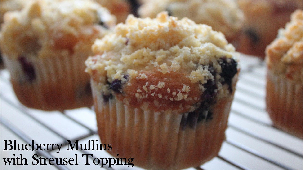 Best Blueberry Muffins with Streusel (Cups + Grams | No Mixer)