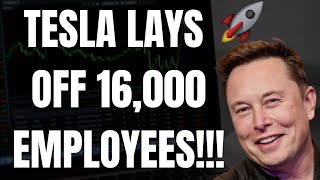 🔥 TESLA LAYS OFF 16,000 EMPLOYEES!! TSLA, SPY, NVDA, AAPL, META, AMZN, & QQQ PREDICTIONS!!  🚀