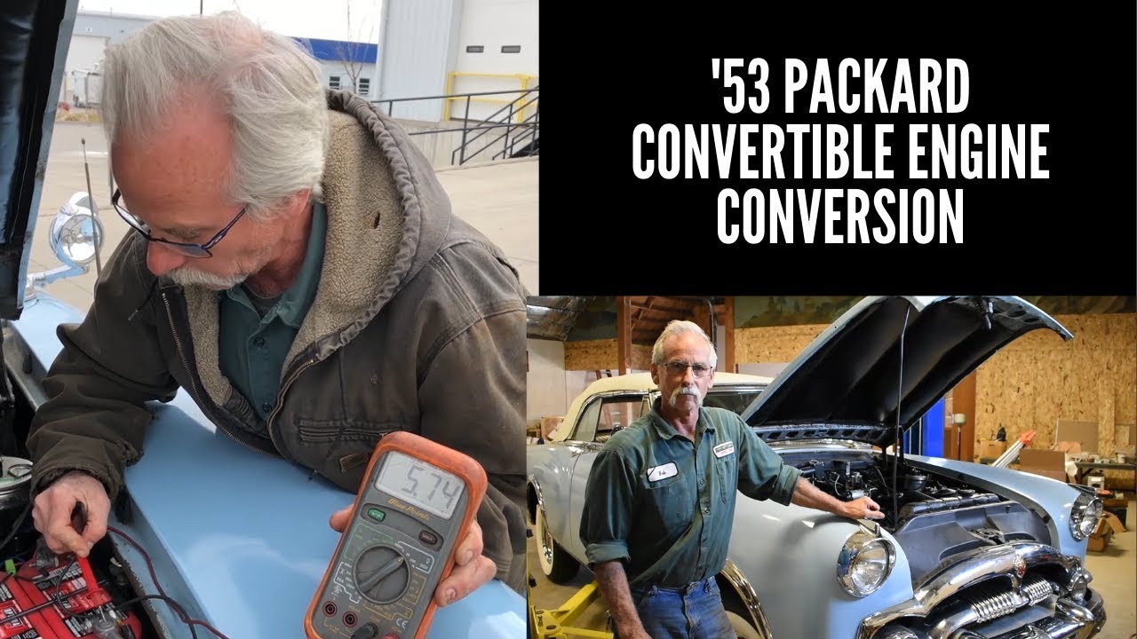 1953 Packard Convertible 6 Volt Positive Ground to 12 Volt Negative Ground Conversion YouTube