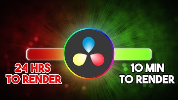 Speed up your Render times by 5X in Davinci Resolve