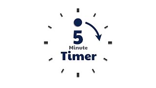 5 min Countdown Timer Simple Turning Dot