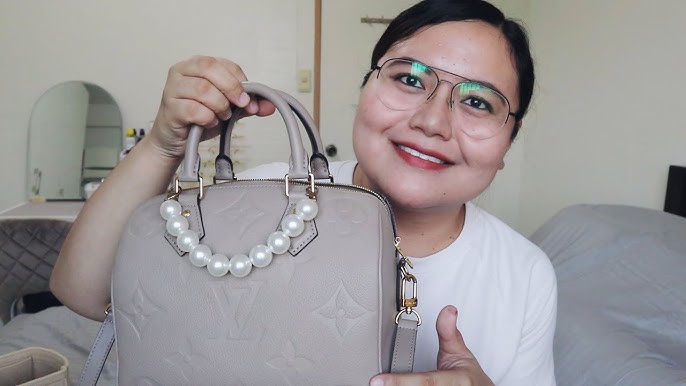 Louis Vuitton Speedy Bandoulière 25 Turtledove Monogram Empreinte