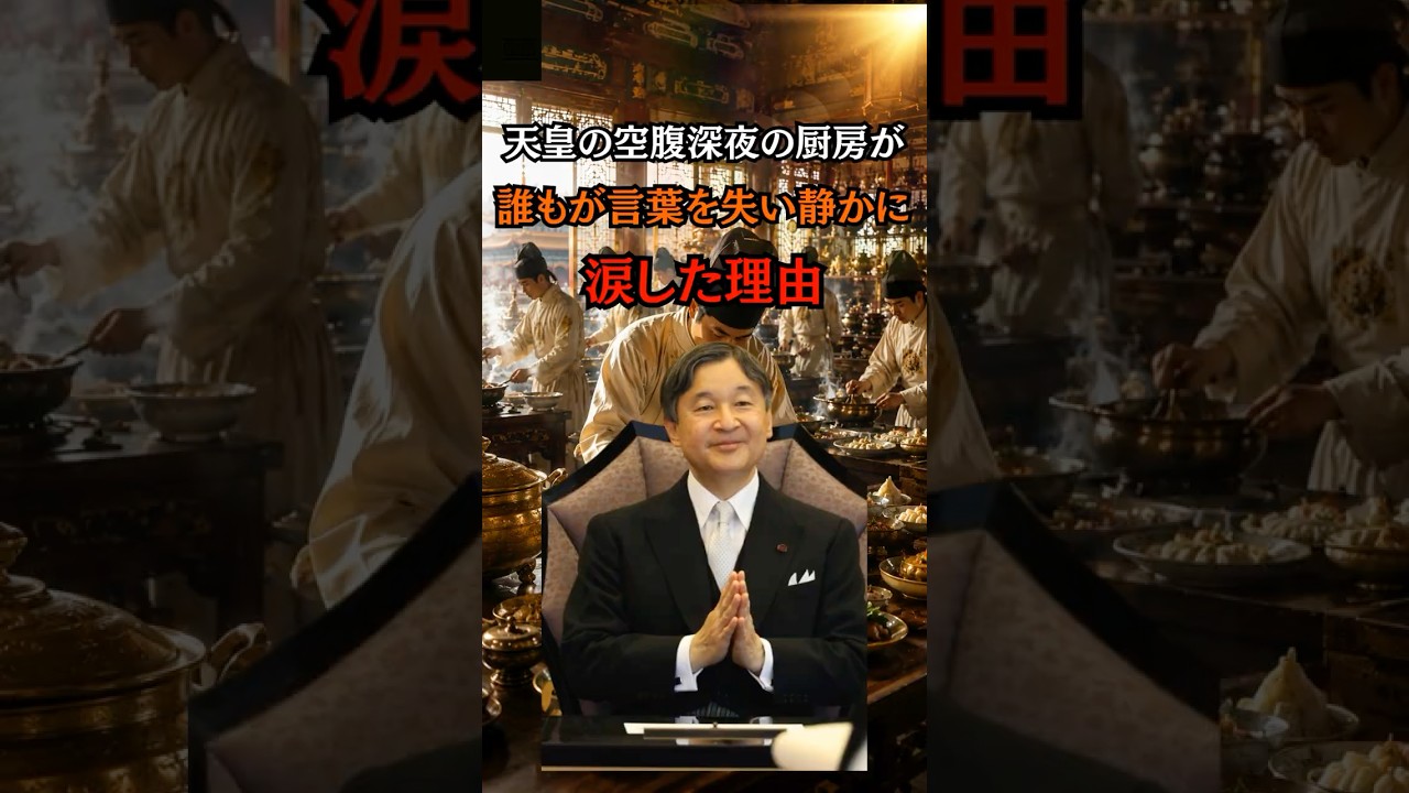 天皇陛下が見せた神対応裏方を思いやる至高の精神に一同涙#shorts #皇室 #天皇陛下