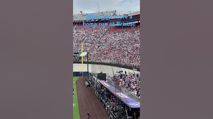 Braves vs Reds home run celebration! #braves #reds #bristolmotorspeedway #mlb #baseball