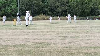 Caught and bowled first ball🤙🏼🔥🔥