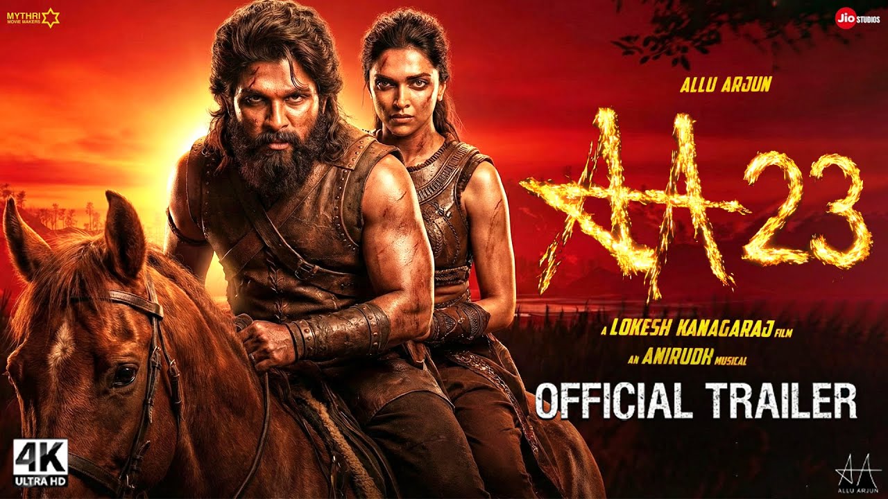 AA 23 : Official Trailer | Icon Star Allu Arjun | Deepika Padukone | Anirudh | Mythri Movie Makers