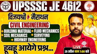 UPSSSC JE CIVIL MARATHON CLASS 2026 | UPSSSC JE CIVIL ENGINEERING CLASSES | JE CIVIL MARATHON