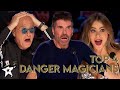 Top 4 Danger Magician Auditions on America&#39;s Got Talent!