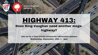 Highway 413: Does King-Vaughan need another mega-highway