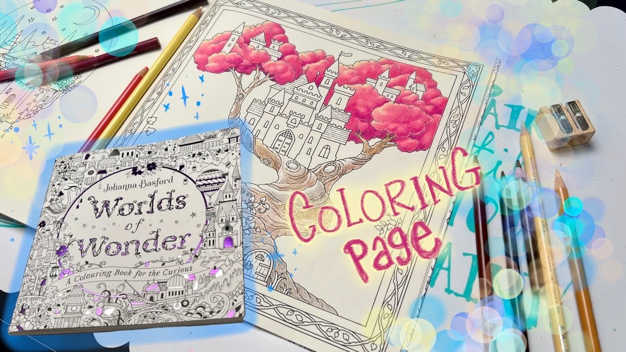 How to Color Like Me | Johanna Basford Worlds of Wonder Coloring Book | Prismacolor Colored Pencils